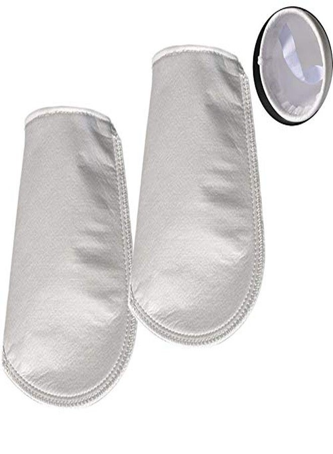 Honritone 4 Inch Ring Polypropylene Felt Filter Bag 5 Micron 4" x 9" Liquid Aquarium Filter Socks Size 3 - Pack of 2 (4" x 9", 5 Micron) - Image 1